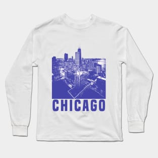 Chicago City Design Long Sleeve T-Shirt